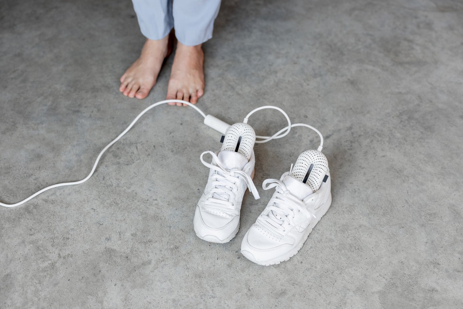 Elektrischer Schuhtrockner für nasse Sportschuhe